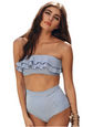 Naiya Cikini Stripes & Petals Bikini Set