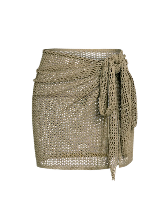 ✨ Buy 1, Get 1 Free | Naiya Solkiss Knitted Skirt – Sand Dune