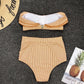 Naiya Cikini Stripes & Petals Bikini Set