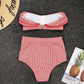 Naiya Cikini Stripes & Petals Bikini Set