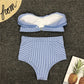 Naiya Cikini Stripes & Petals Bikini Set
