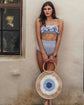 Naiya Cikini Stripes & Petals Bikini Set