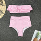 Naiya Cikini Stripes & Petals Bikini Set