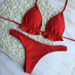 ✨ Buy 1, Get 1 Free | Naiya Flame Lace-Up Bikini – Brazilian Bandage Edition