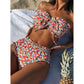 Naiya BloomBandeau Bikini Set – Summer Sunny