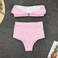 Naiya Cikini Stripes & Petals Bikini Set