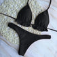 ✨ Buy 1, Get 1 Free | Naiya Flame Lace-Up Bikini – Brazilian Bandage Edition